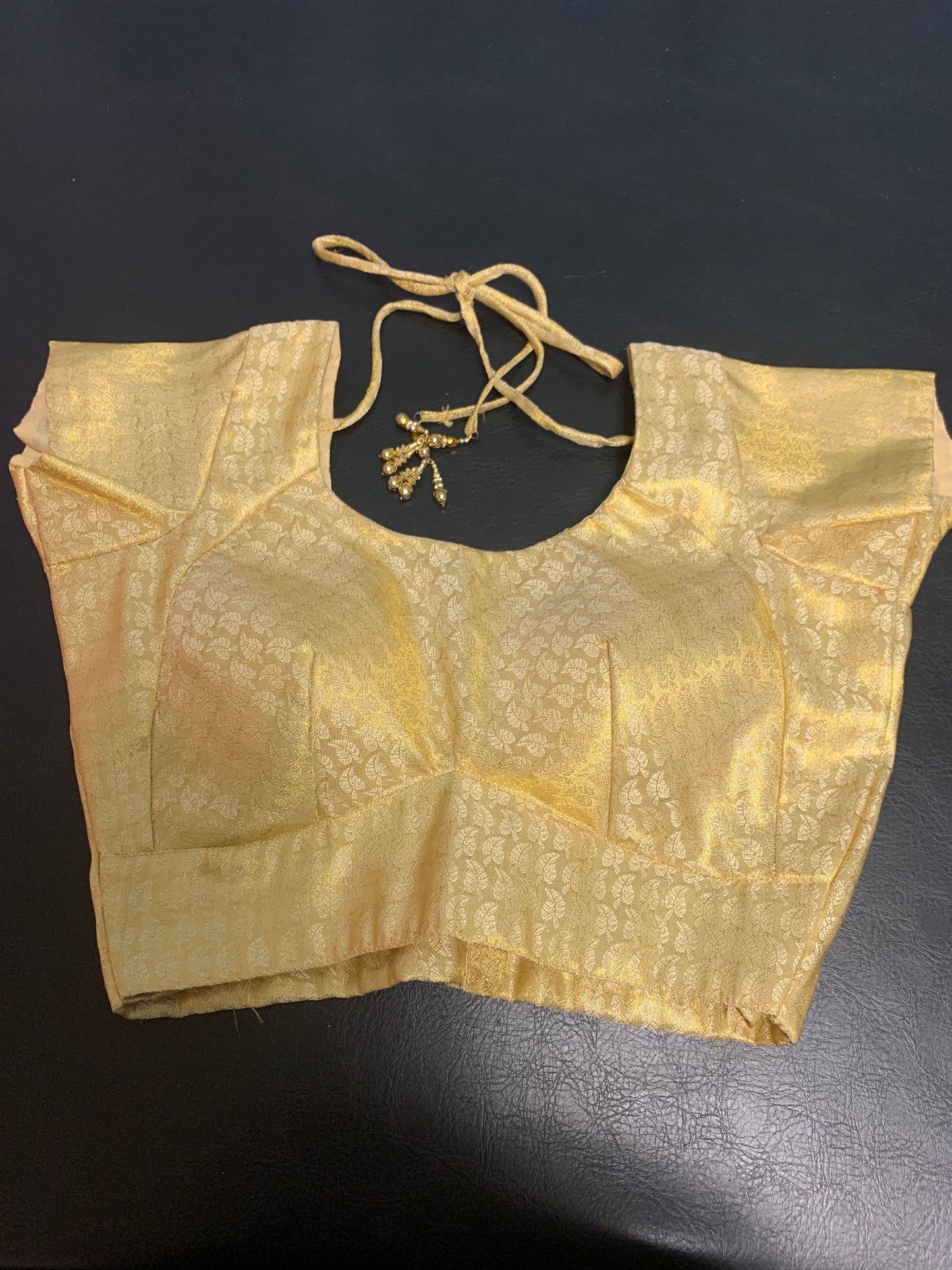 Golden kasavu blouse