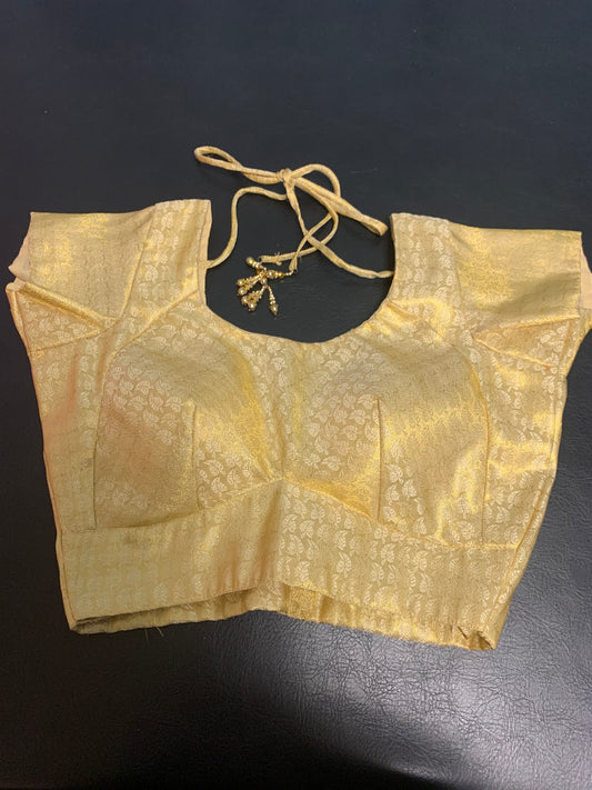 Golden kasavu blouse