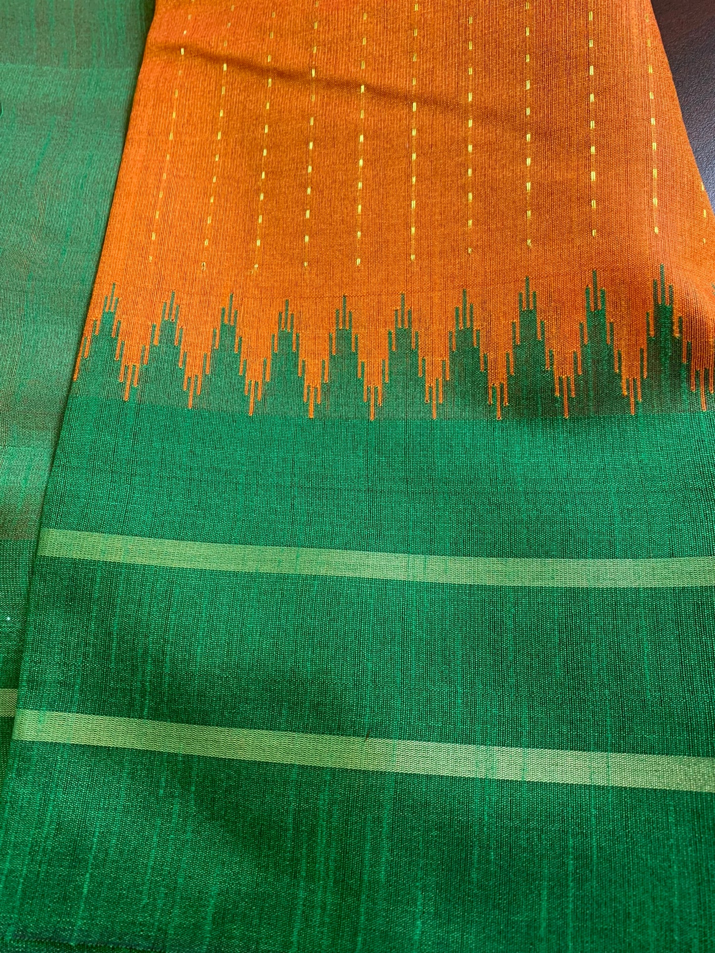 Pure raw silk saree