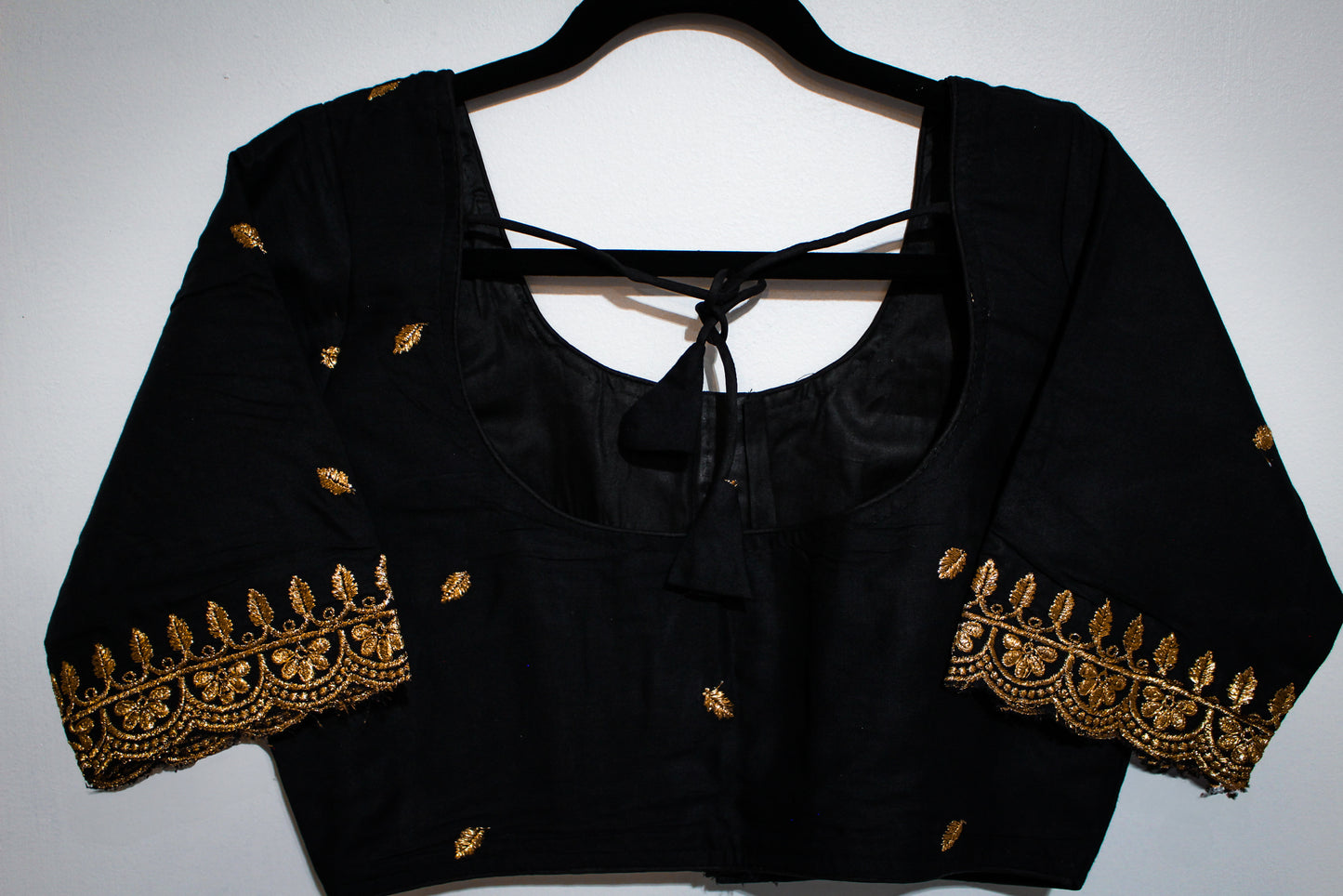 Black with Gold details Blouse