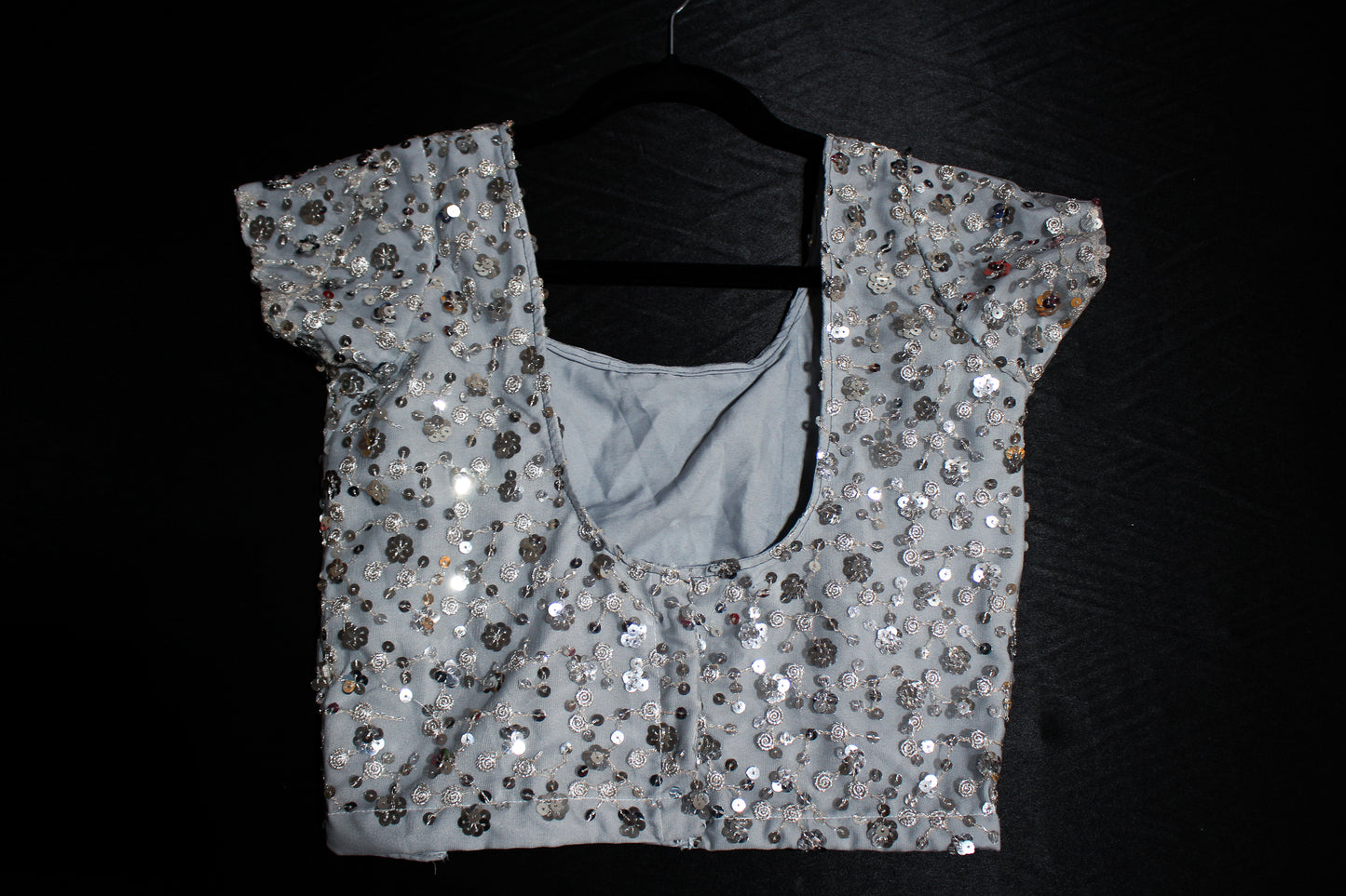 Silver Sequence Blouse