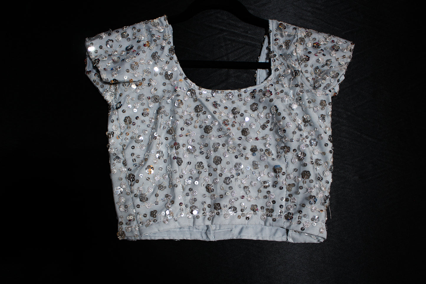 Silver Sequence Blouse