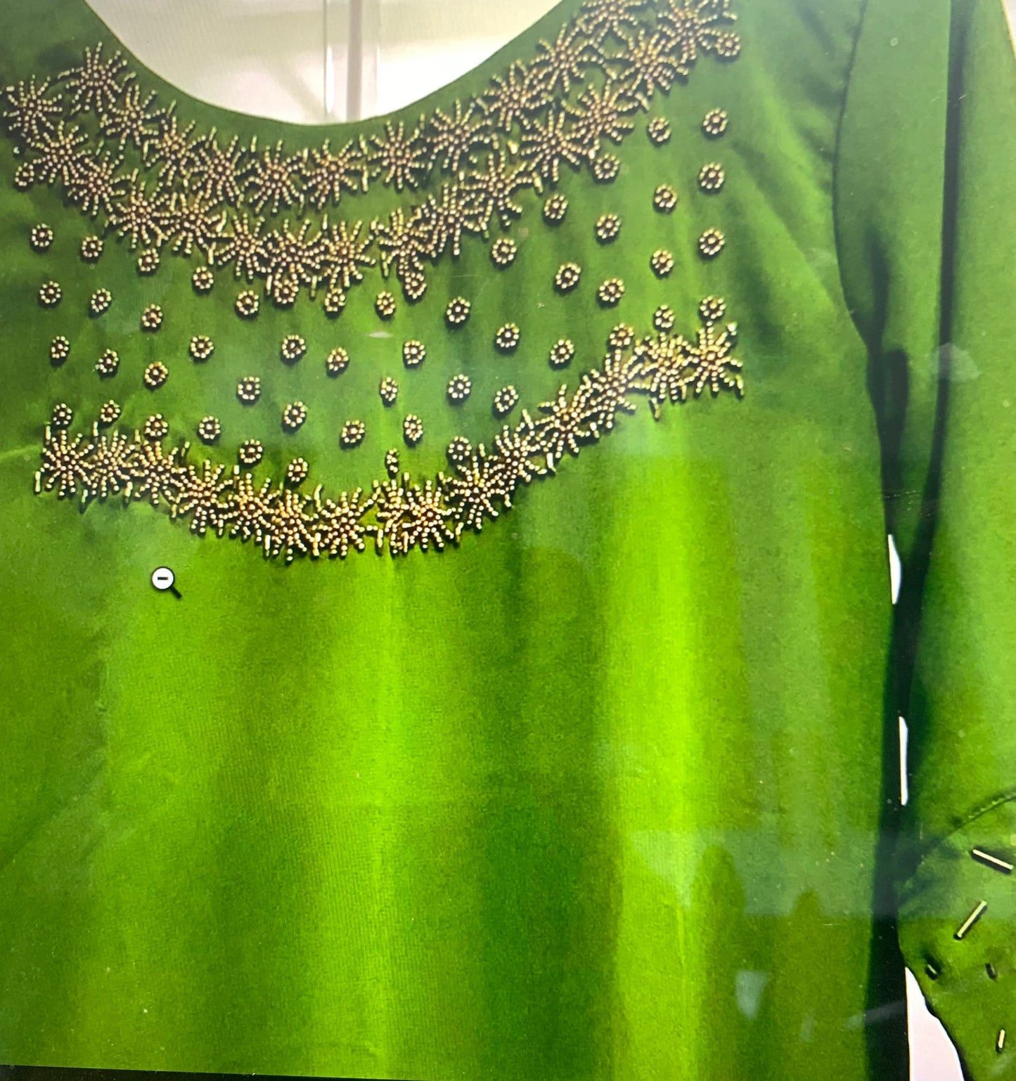 Ready made salwar/ suit 3 pc olive green