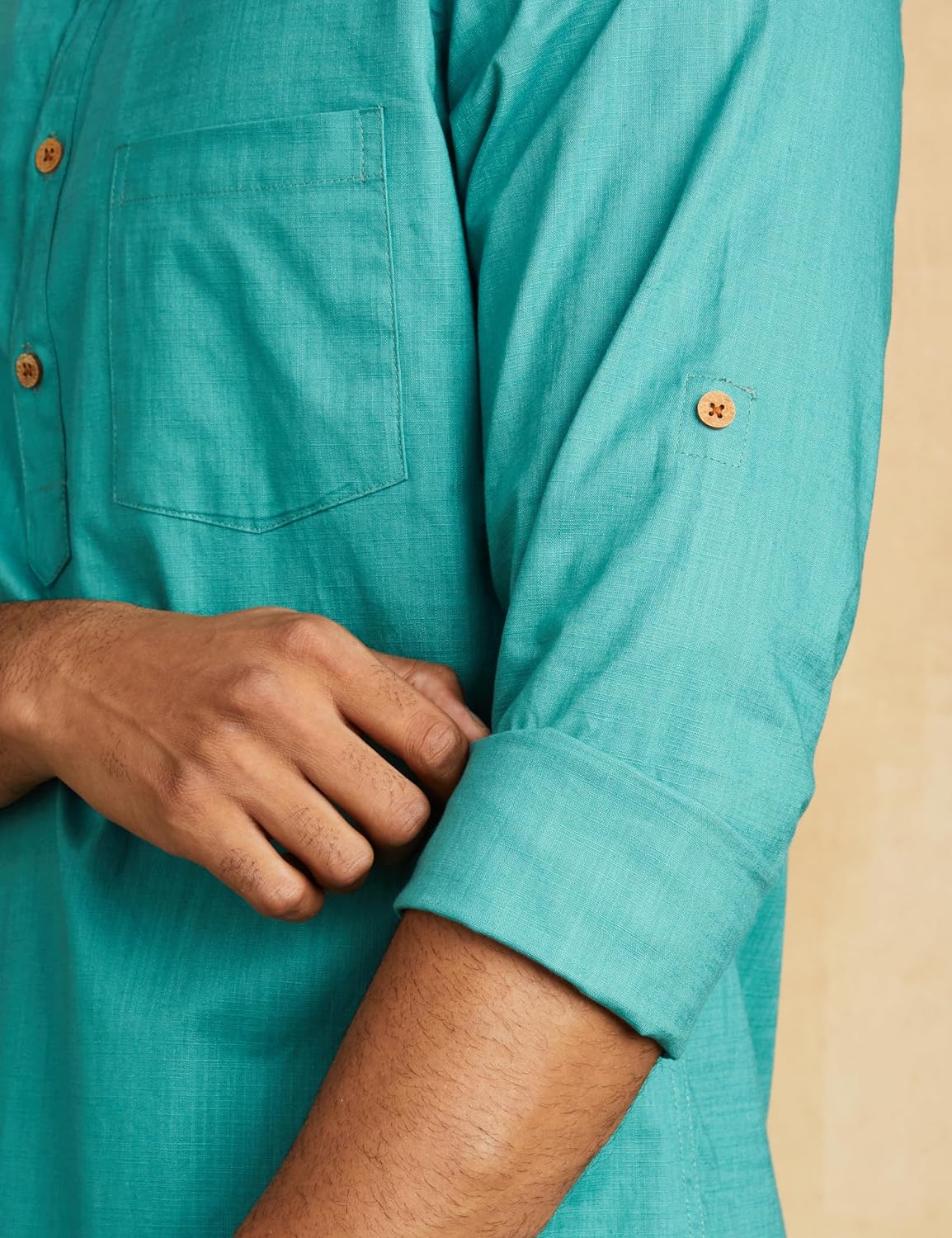 Cotton Regular Men's Kurtha