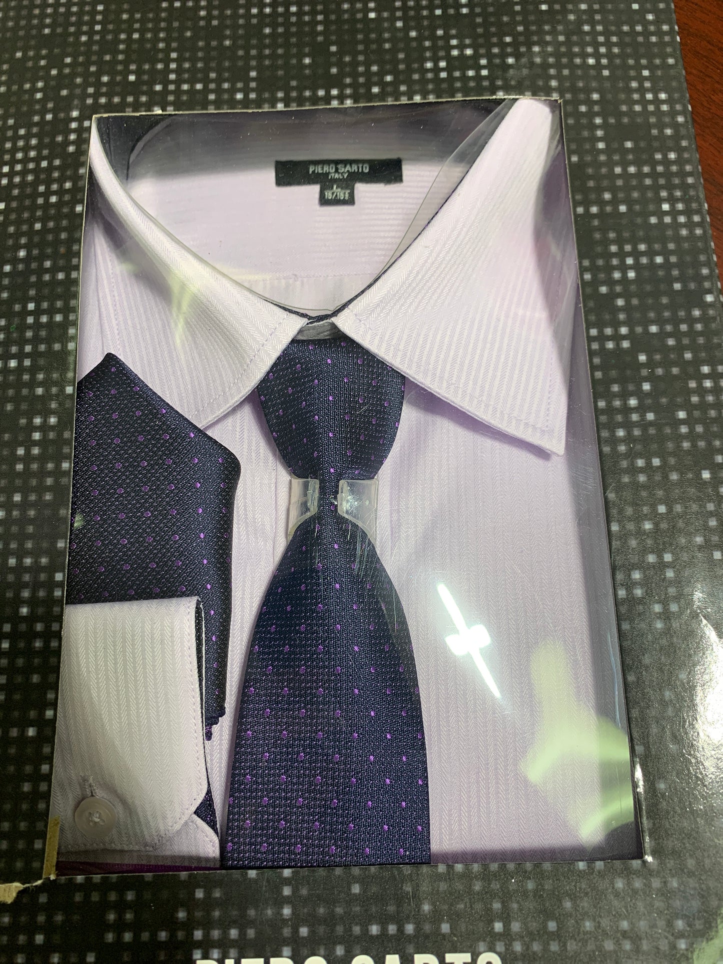 Piers Sarto Italian executive shirts with tie