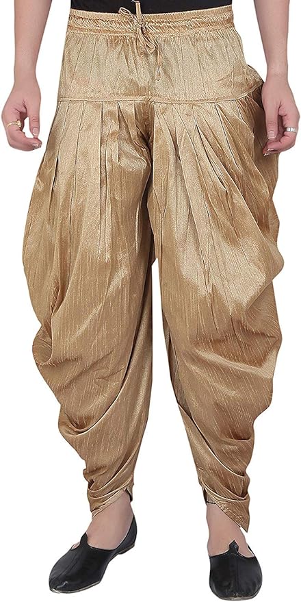 Rental-Mens Cotton Silk Patiala/Peshavri/Dhoti for MEN FREE SIZE