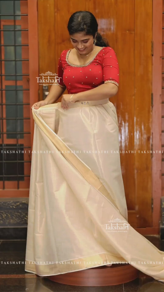 Ready to wear Kerala saree